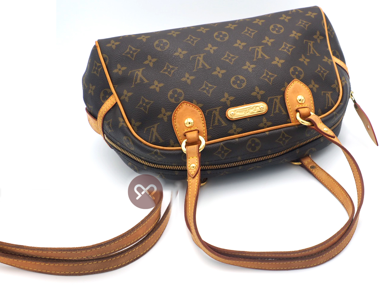 Louis Vuitton M95565 Monogram Canvas Montorgueil PM Shoulder Bag (SP1008)- Repaired - Image 5