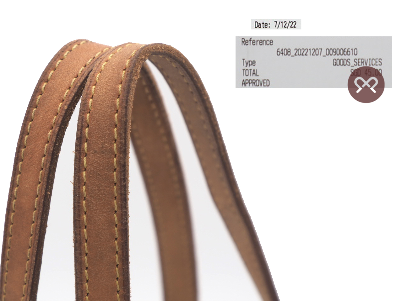 Louis Vuitton M95565 Monogram Canvas Montorgueil PM Shoulder Bag (SP1008)- Repaired - Image 6