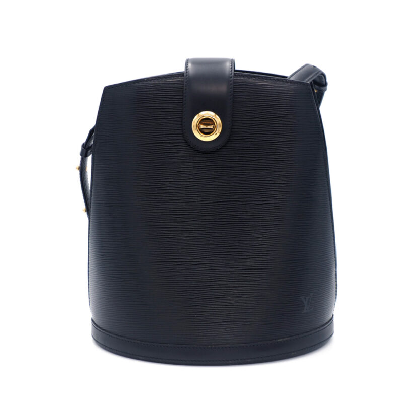 Louis Vuitton M52252 Black Epi Leather Vintage Cluny Shoulder Bag (VI1915)