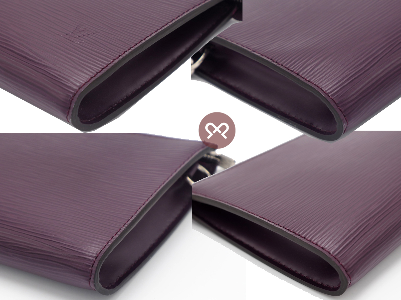 Louis Vuitton M5298K Cassis/ Purple Epi Leather Accessories Pouch (AR0018) - Image 7