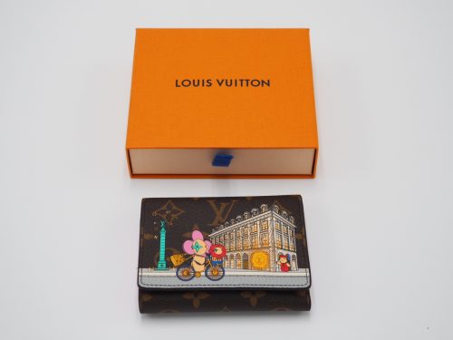Limited Collection ! Louis Vuitton M81638 Monogram Rose Christmas Animation Victorine Wallet 2022- Paris