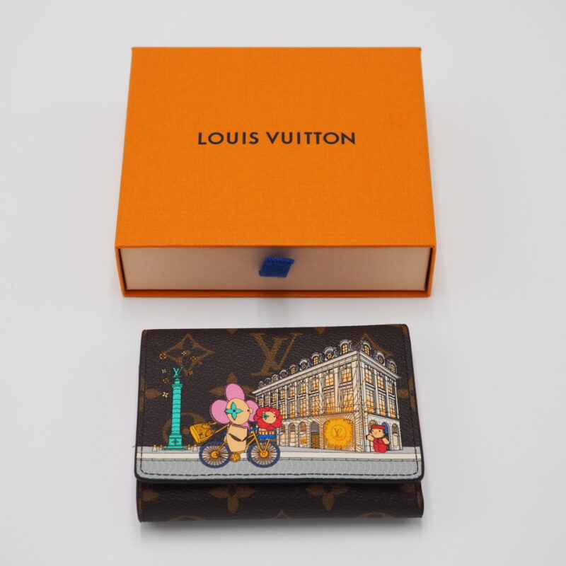 Limited Collection ! Louis Vuitton M81638 Monogram Rose Christmas Animation Victorine Wallet 2022- Paris