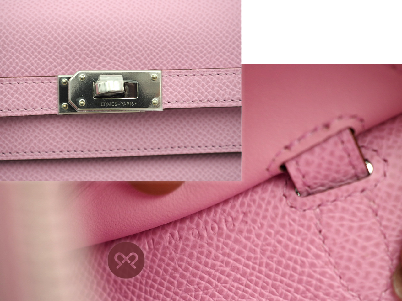 Hermes Portefeuille Sac Kelly To Go Veau Epsom Leather Palladium Hardware - Image 3