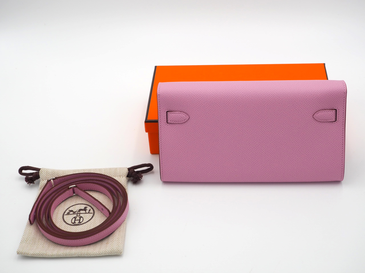 Hermes Portefeuille Sac Kelly To Go Veau Epsom Leather Palladium Hardware - Image 2