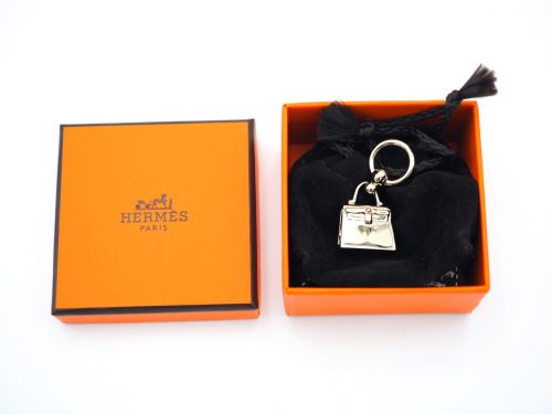 Hermes Anneau De Twilly Mini Kelly Laiton Finition Permab Scarf Ring/ Pandant (Mini Kelly twilly ring)