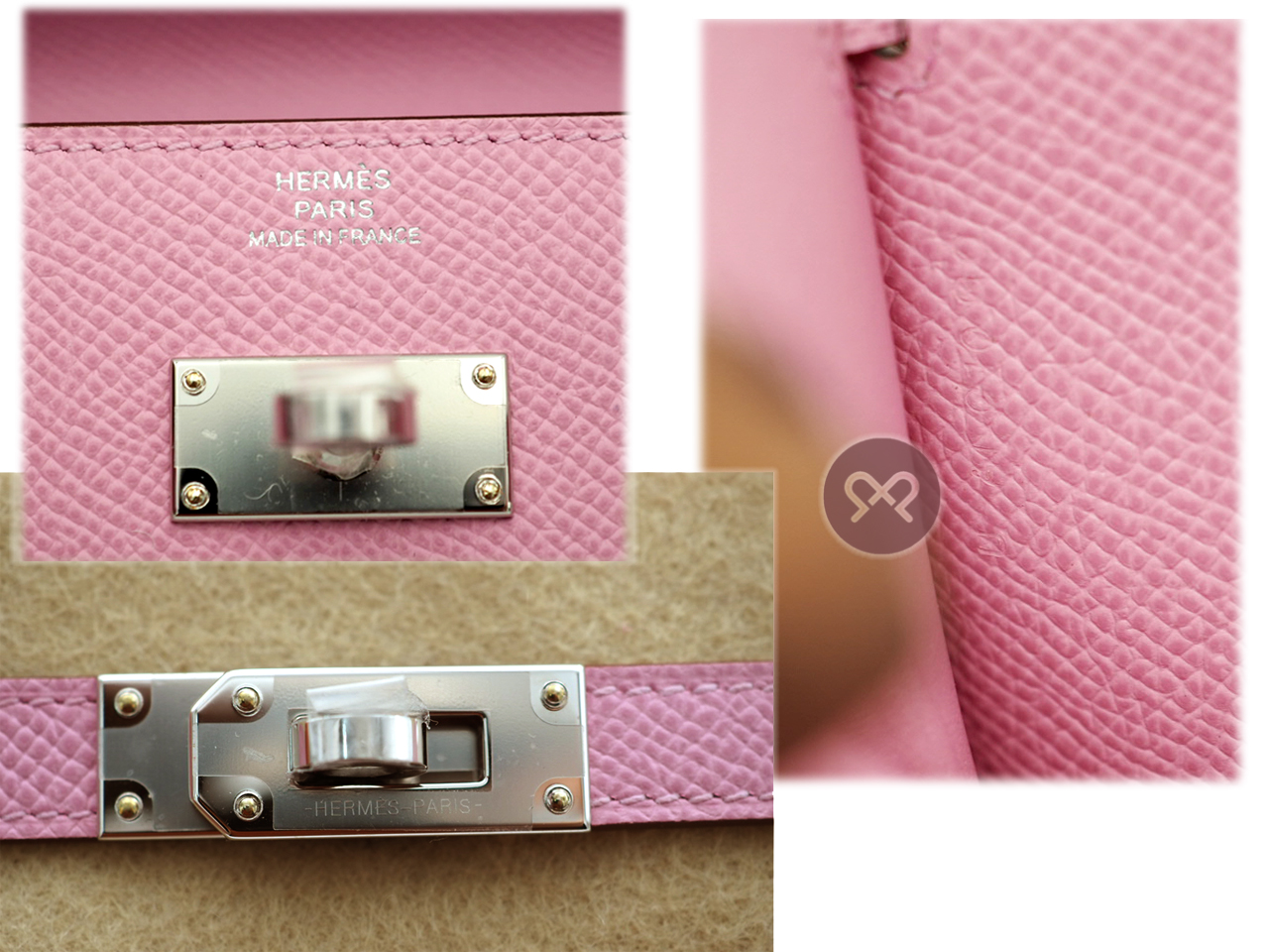 Hermes Portefeuille Pink Sac Kelly To Go Veau Epsom Leather Pink/ Mauve Sylvestre Long Wallet - Image 5
