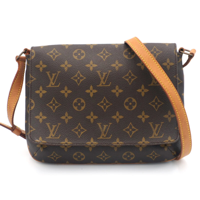 Louis Vuitton M51388 Monogram Musette Tango with Long Shoulder Strap Bag/ Crossbody Bag