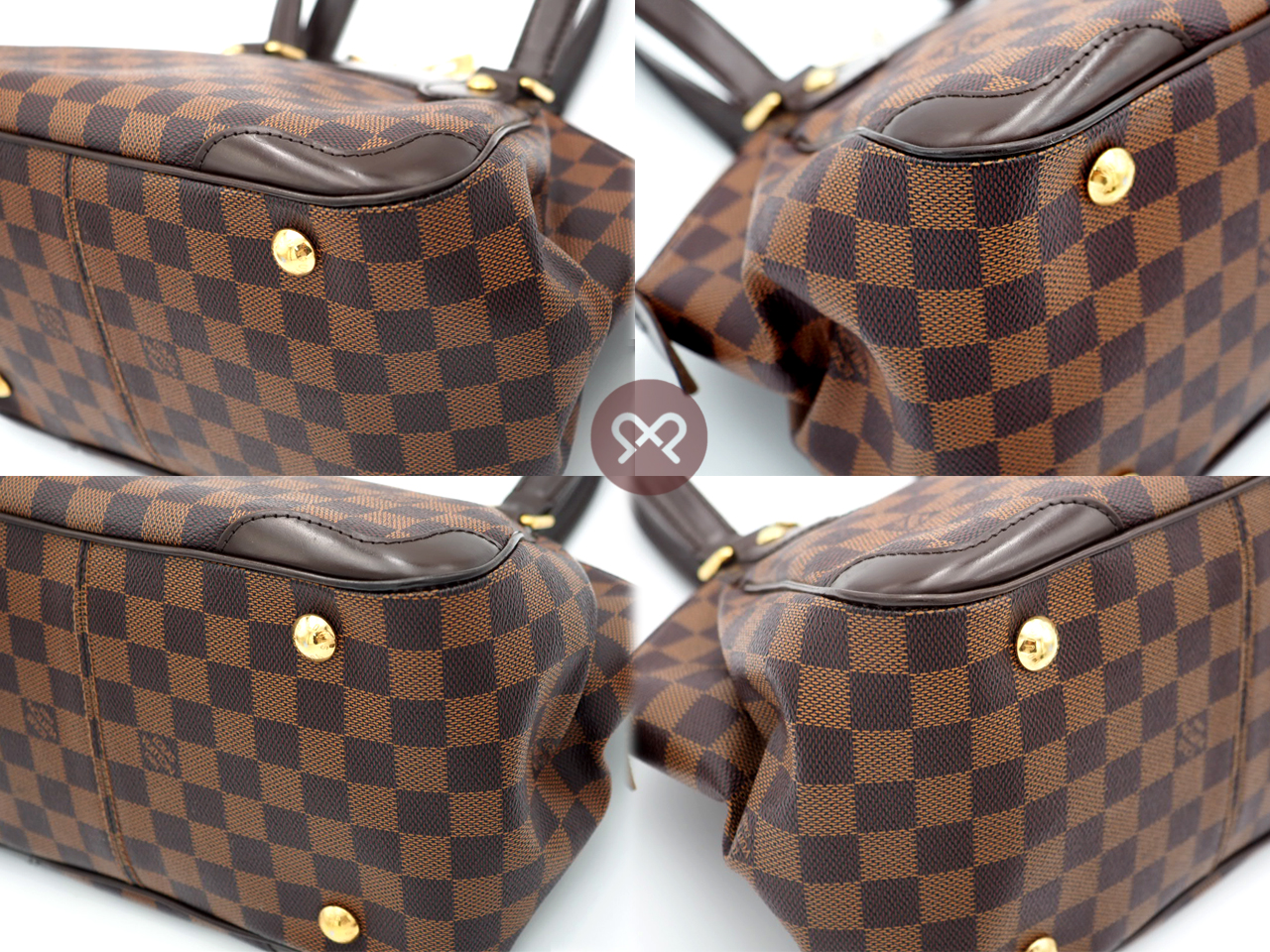 Louis Vuitton N41117 Damier Ebene Verona PM Shoulder Bag (DU4110) - Image 4