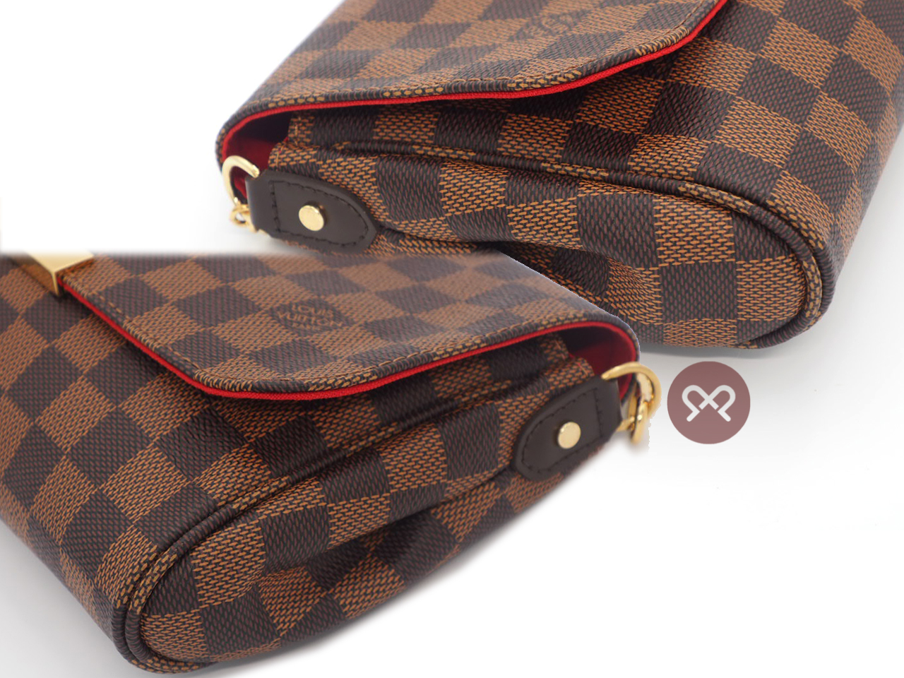Louis Vuitton N41129 Damier Favourite MM Shoulder bag (DU0165) - NEW - Image 6
