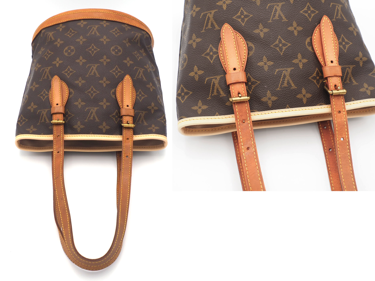 Louis Vuitton M42238 Monogram Bucket w/o Pouch (Repaired)-DK3282 - Image 5