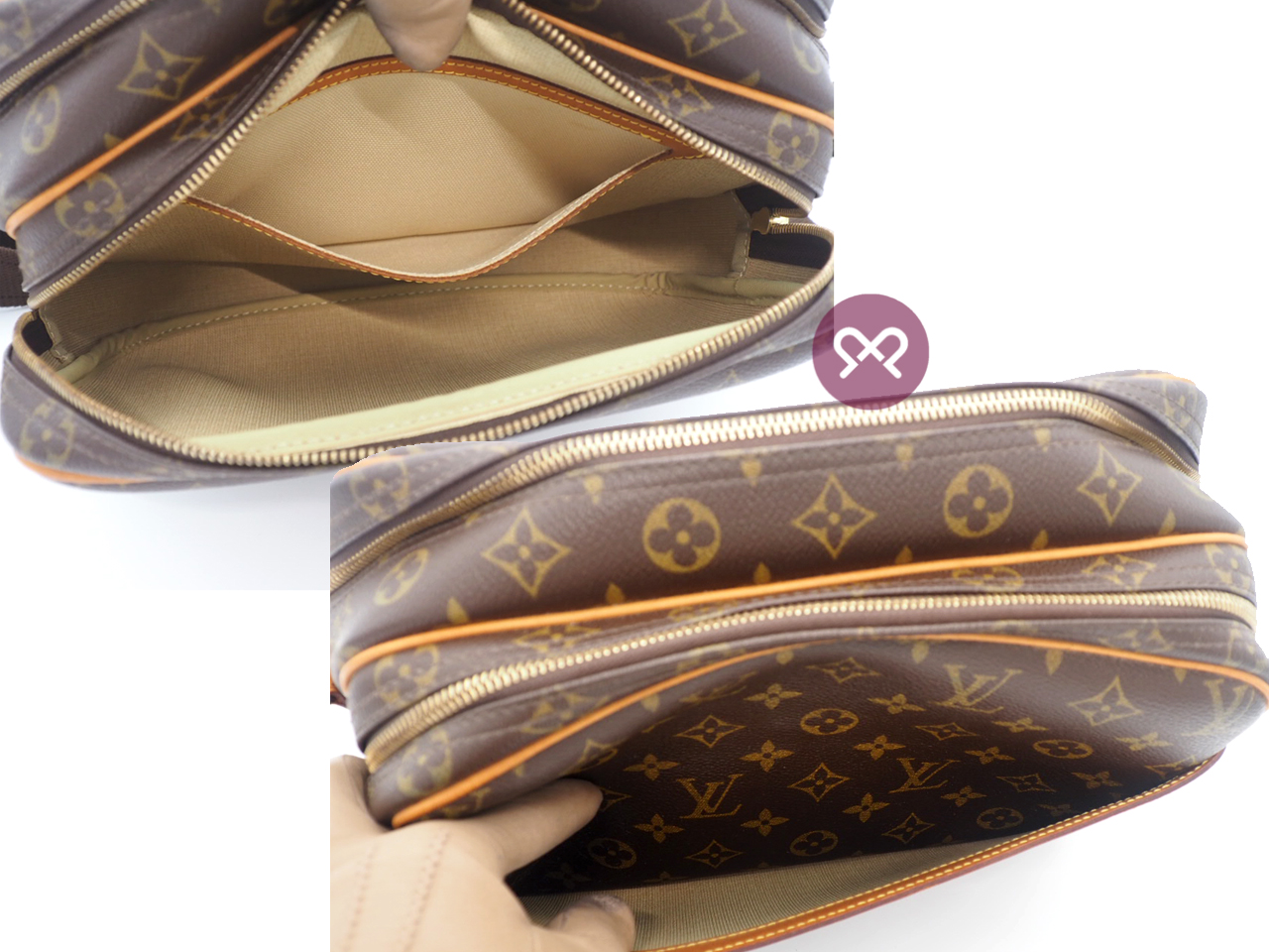 Louis Vuitton M45254 Monogram Canvas Reporter PM Shoulder bag (SP0092) - Image 8