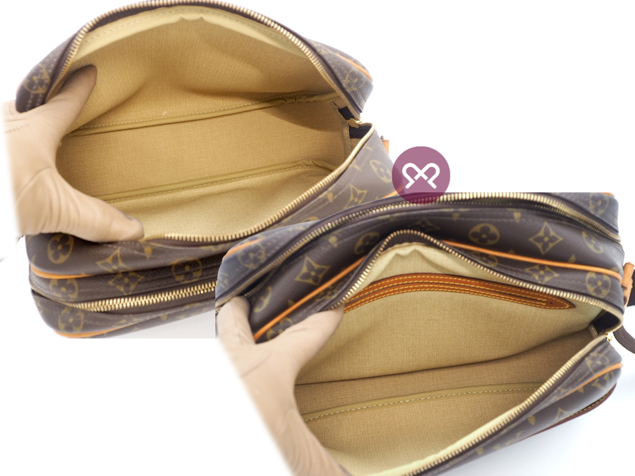 Louis Vuitton M45254 Monogram Canvas Reporter PM Shoulder bag (SP0092) - Image 7