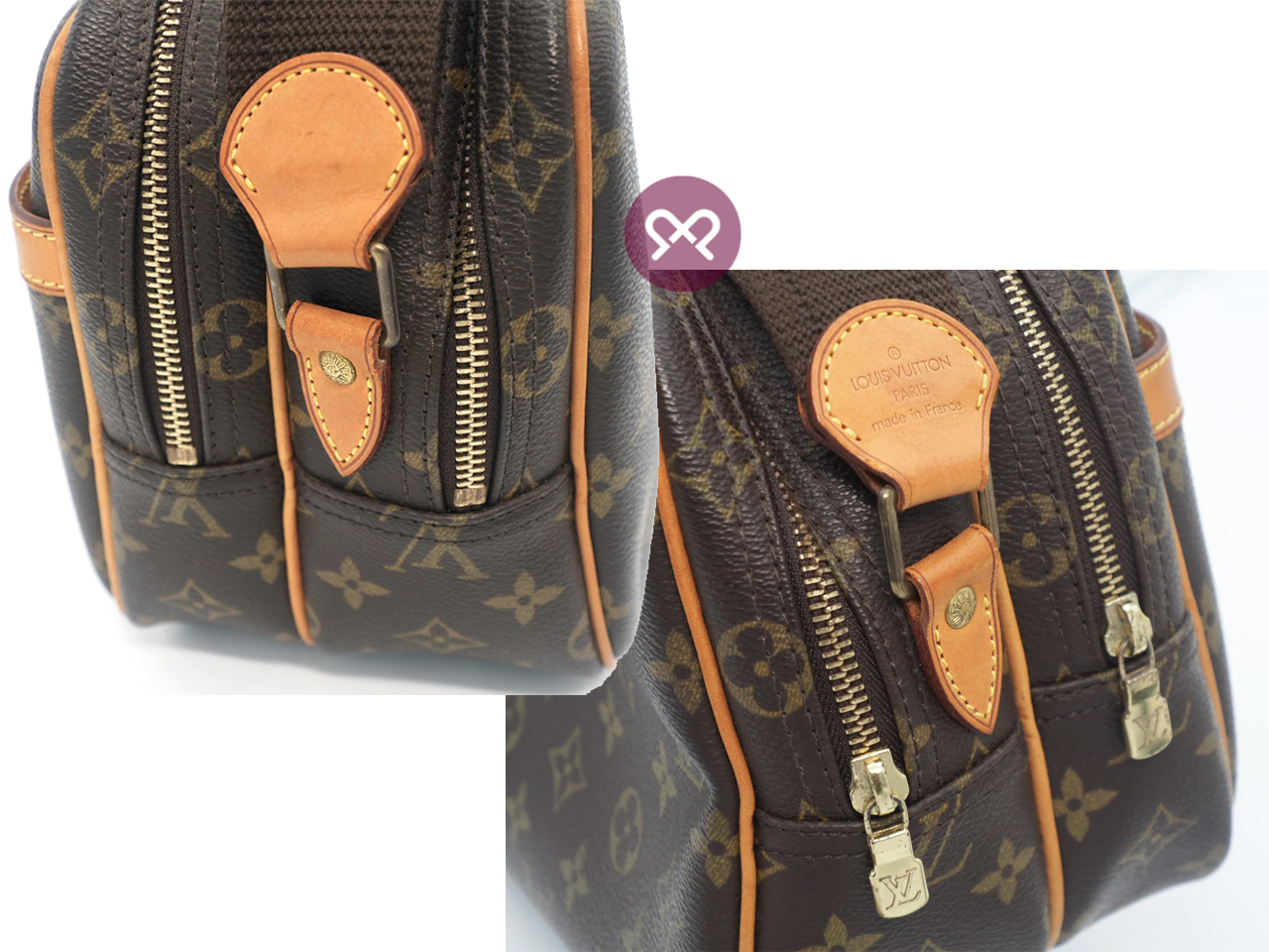 Louis Vuitton M45254 Monogram Canvas Reporter PM Shoulder bag (SP0092) - Image 5