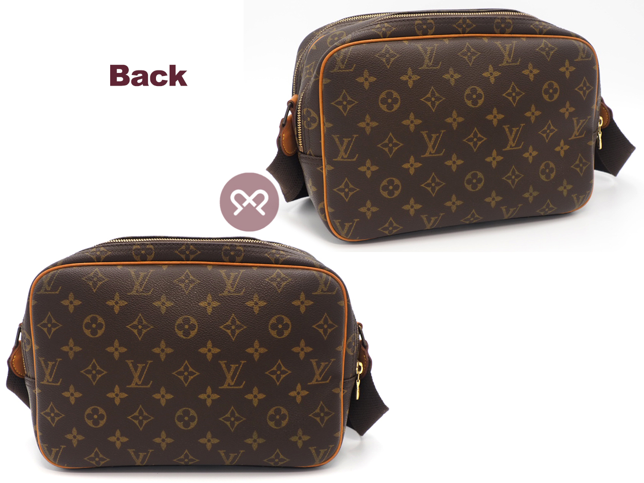 Louis Vuitton M45254 Monogram Canvas Reporter PM Shoulder bag (SP0092) - Image 3