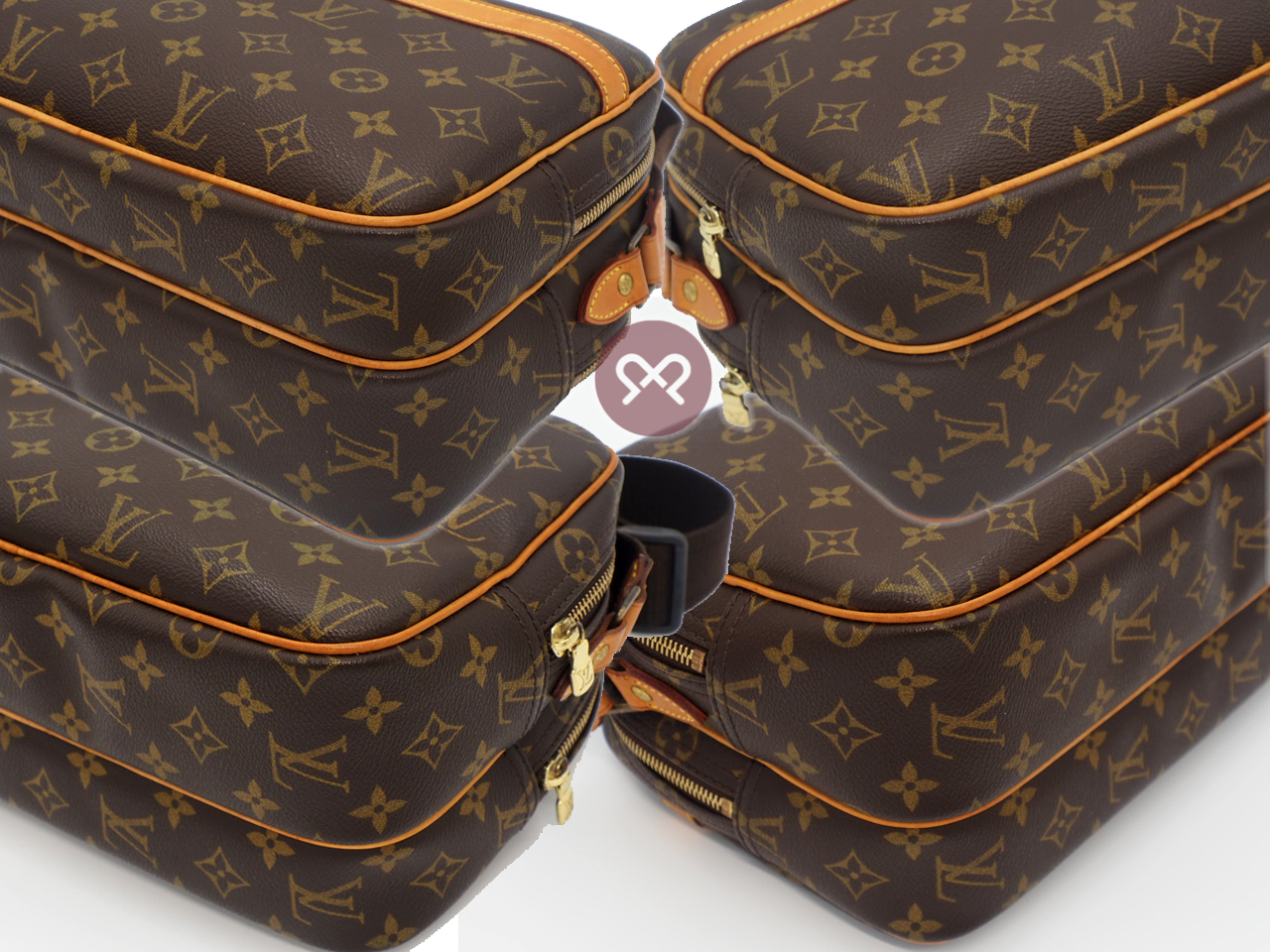 Louis Vuitton M45254 Monogram Canvas Reporter PM Shoulder bag (SP0092) - Image 6