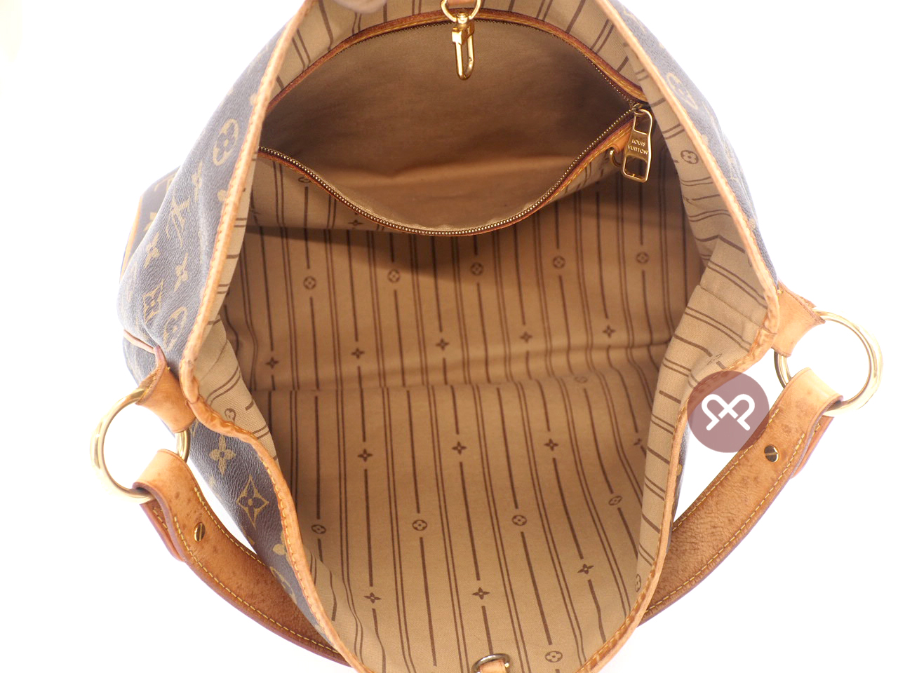 Louis Vuitton M40353 Monogram Canvas Delightful MM Shoulder Bag (FL0151) - Image 10