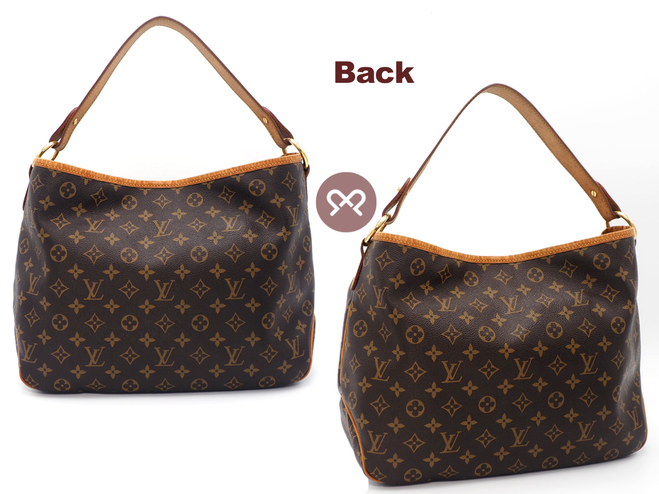 Louis Vuitton M40353 Monogram Canvas Delightful MM Shoulder Bag (FL0151) - Image 3