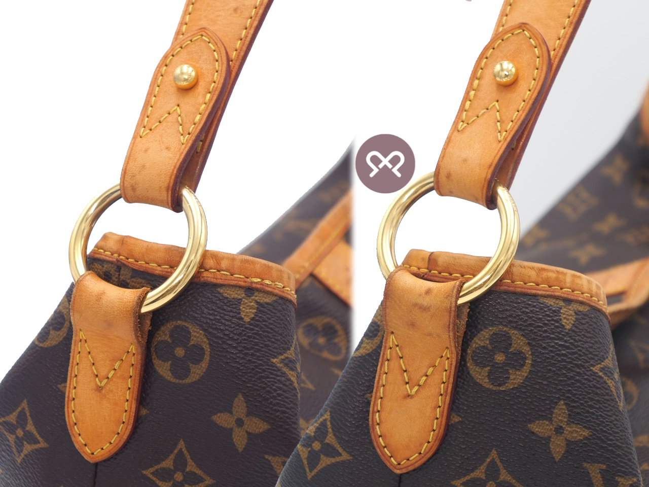Louis Vuitton M40353 Monogram Canvas Delightful MM Shoulder Bag (FL0151) - Image 7