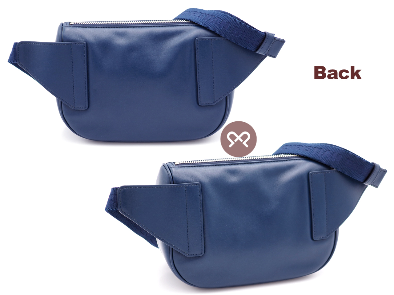 Dior Homme Blue Oblique Galaxy Leather 'World Tour' Belt Bag -1ADPO223CLP - Image 3
