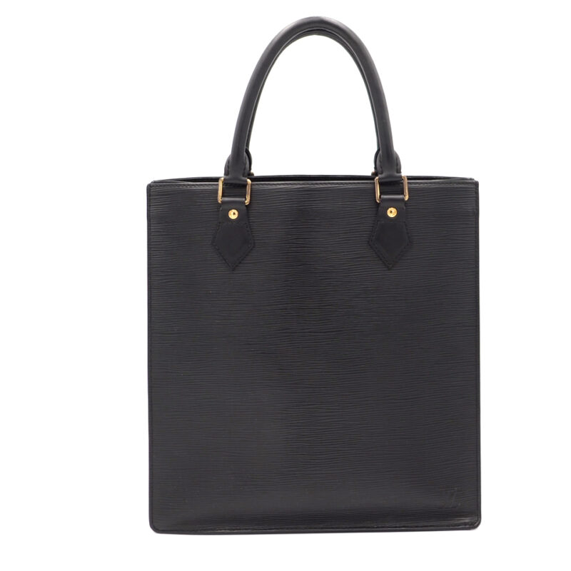 Louis Vuitton M52742 Epi Leather Black Sac Plat PM Document/ Laptop Tote Bag (RI0055)