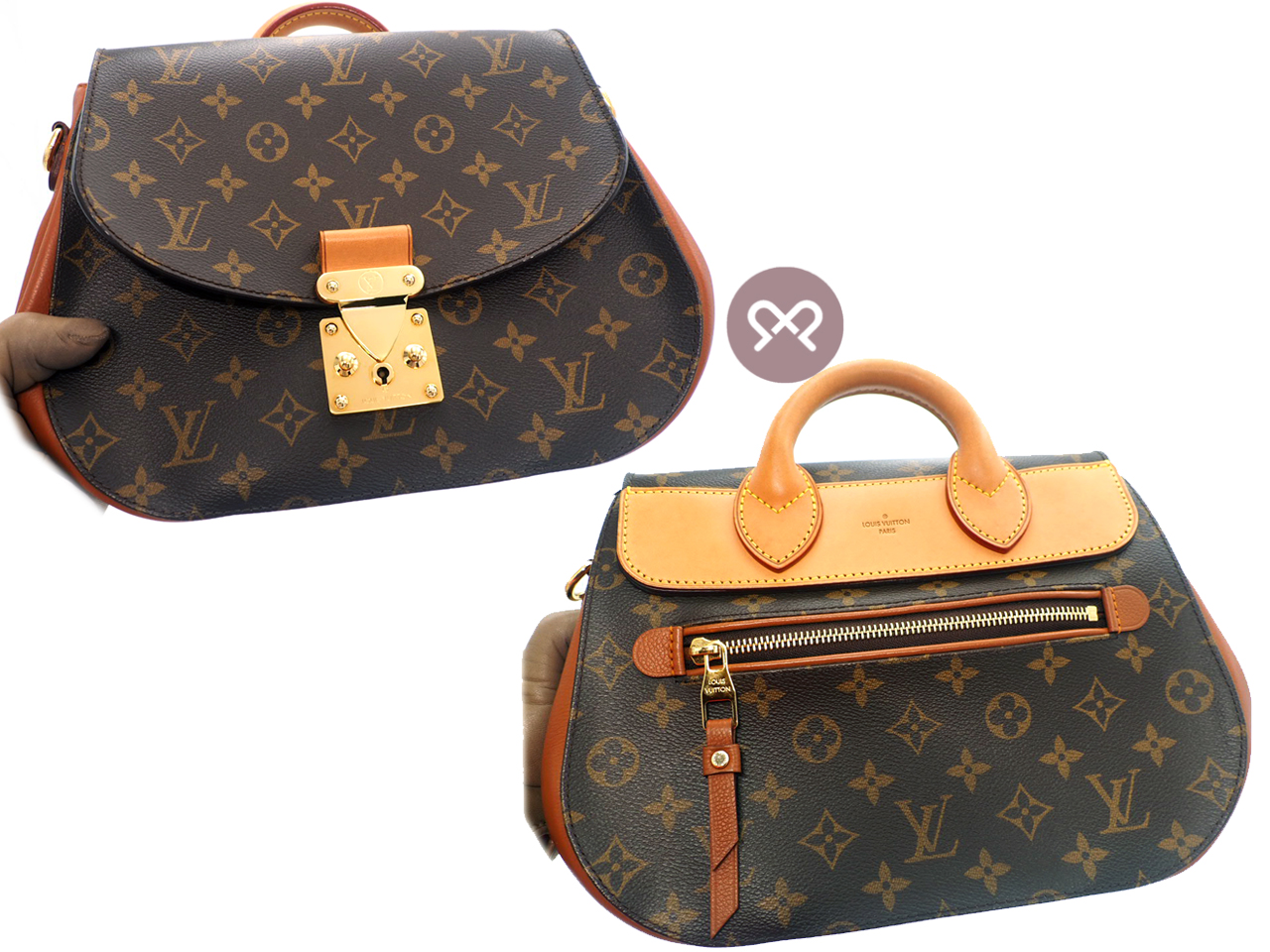 Louis Vuitton M40582 Monogram Canvas Eden MM Camel (AR4102) included shipping + Insurance - Image 3