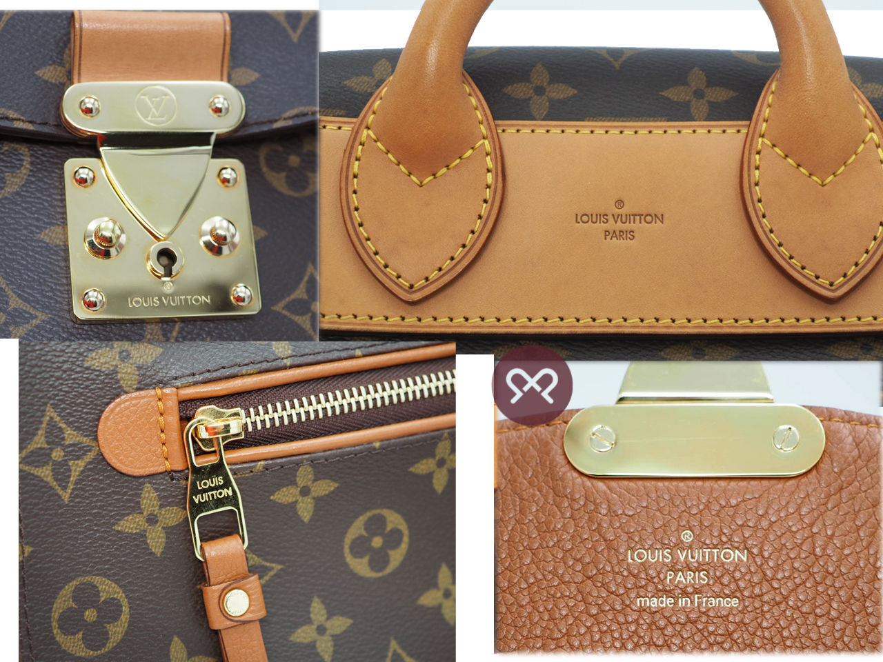 Louis Vuitton M40582 Monogram Canvas Eden MM Camel (AR4102) included shipping + Insurance - Image 7
