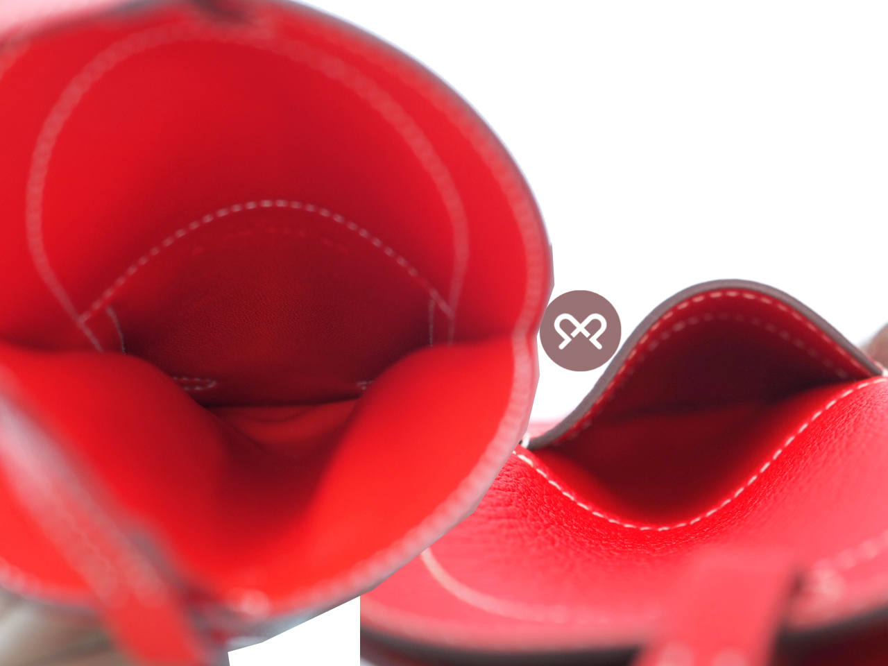 Hermes Red In-the-Loop Phone To Go GM Case Stamp D (2019) - Image 5