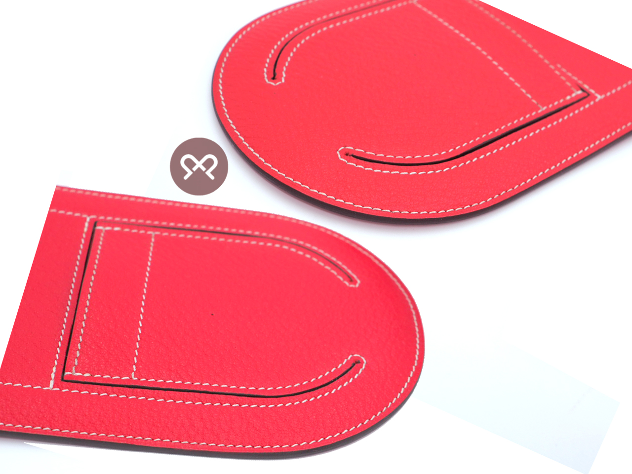 Hermes Red In-the-Loop Phone To Go GM Case Stamp D (2019) - Image 3