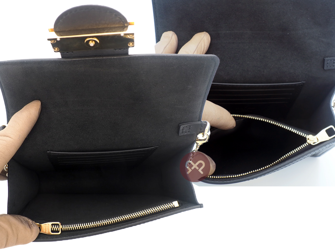 Louis Vuitton M69992 Monogram Textile Since 1854 Dauphine Chain Wallet/ Shoulder/ Crossbody Bag -RFID - Image 9