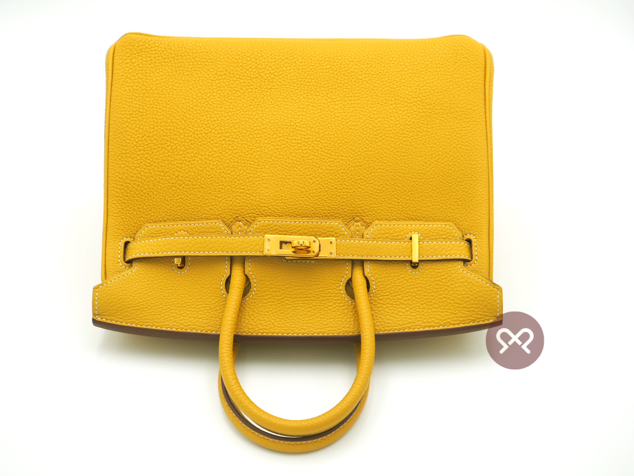 Hermes Birkin 25 Curry Togo Leather L Stamp Gold Hardware - Image 3