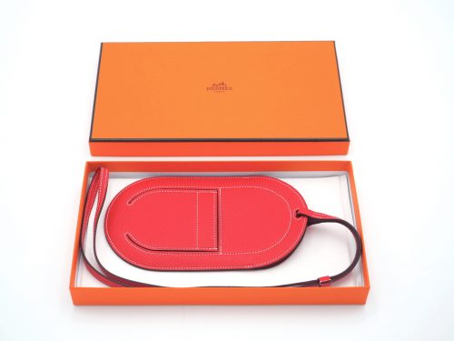 Hermes Red In-the-Loop Phone To Go GM Case Stamp D (2019)