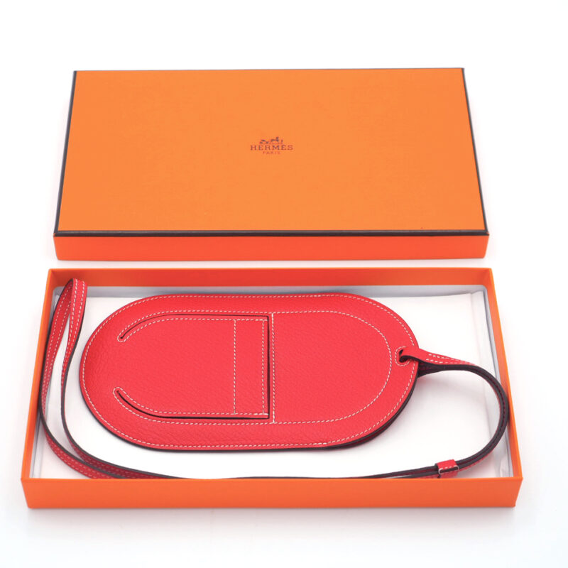 Hermes Red In-the-Loop Phone To Go GM Case Stamp D (2019)