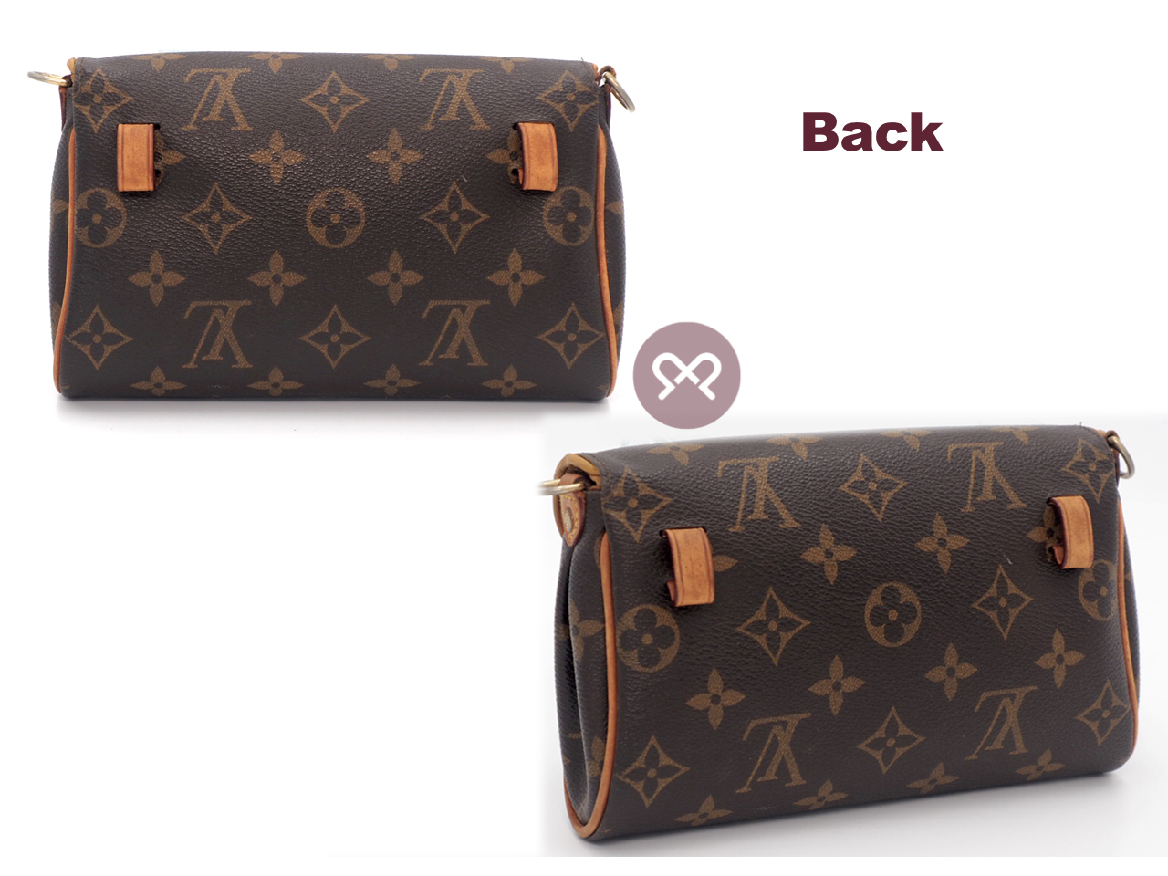 Louis Vuitton M99290 Monogram Canvas Pochette Friendly 2-Way Clutch/ Crossbody Bag (SN0172) - Image 3