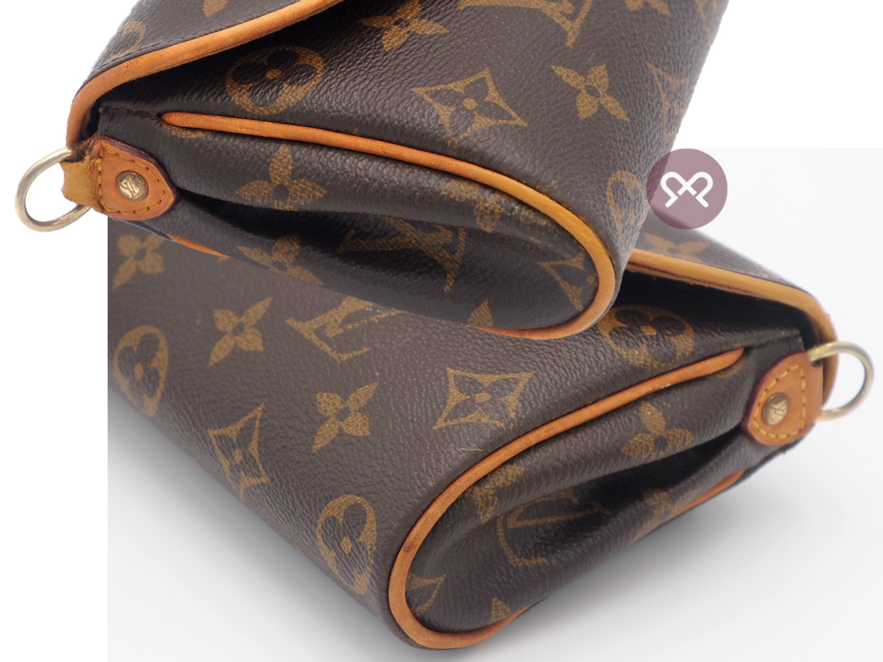Louis Vuitton M99290 Monogram Canvas Pochette Friendly 2-Way Clutch/ Crossbody Bag (SN0172) - Image 6