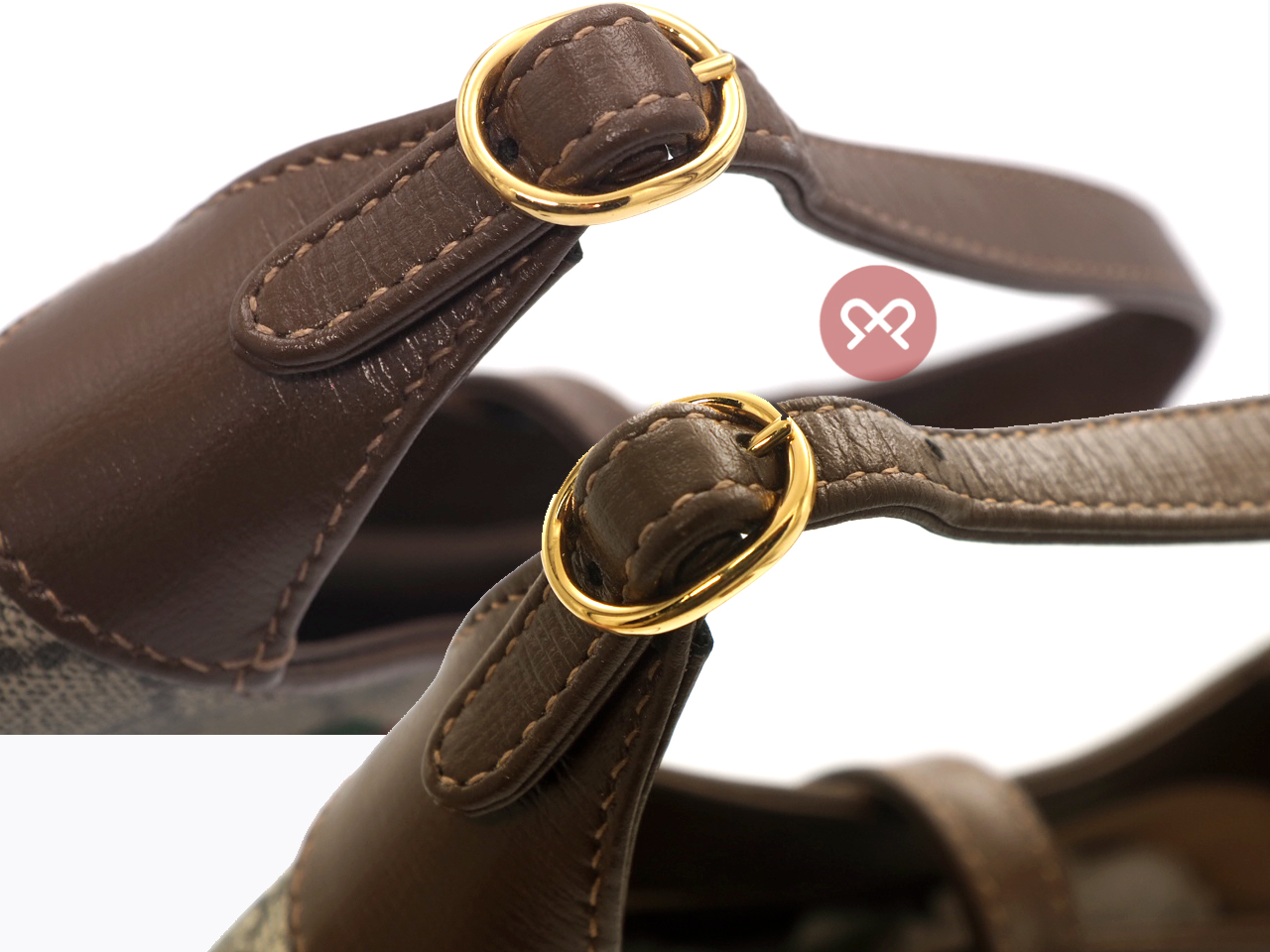 Gucci 637092 Brown Leather GG Jackie 1961 Mini Hobo Shoulder/ Crossbody Bag - Image 8