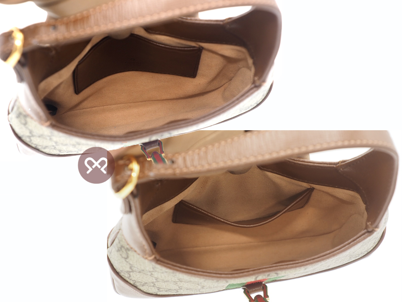 Gucci 637092 Brown Leather GG Jackie 1961 Mini Hobo Shoulder/ Crossbody Bag - Image 12