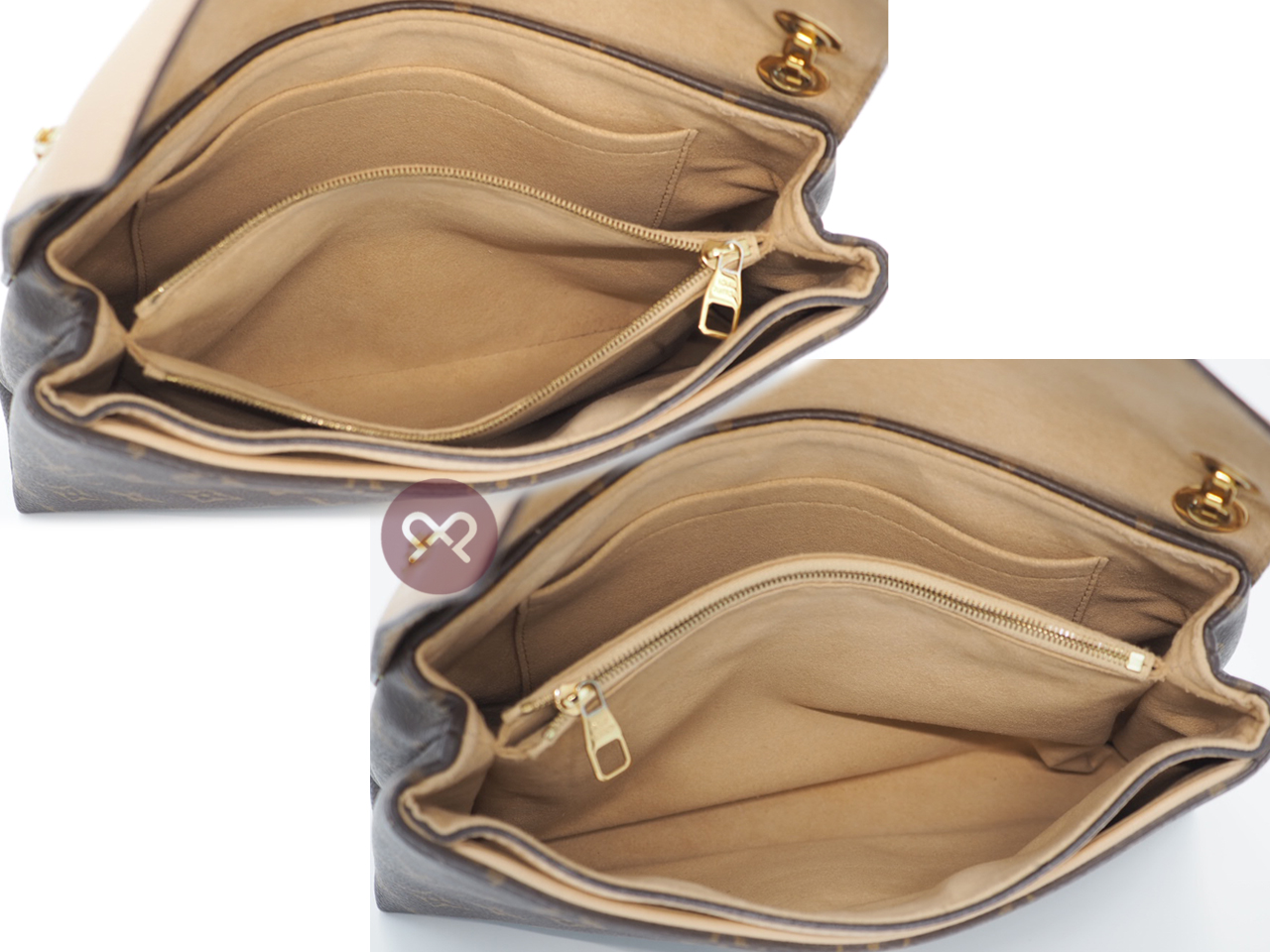 Louis Vuitton M50069 Monogram Canvas/ Dune Pallas Chain Clutch/ Shoulder/ Crossbody Bag (CA0185) - Image 13