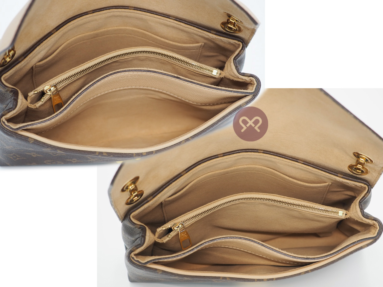 Louis Vuitton M50069 Monogram Canvas/ Dune Pallas Chain Clutch/ Shoulder/ Crossbody Bag (CA0185) - Image 14