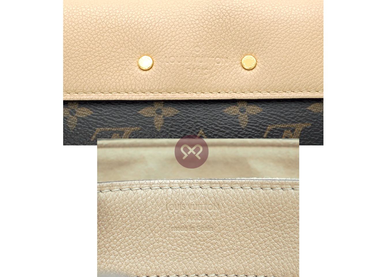 Louis Vuitton M50069 Monogram Canvas/ Dune Pallas Chain Clutch/ Shoulder/ Crossbody Bag (CA0185) - Image 5