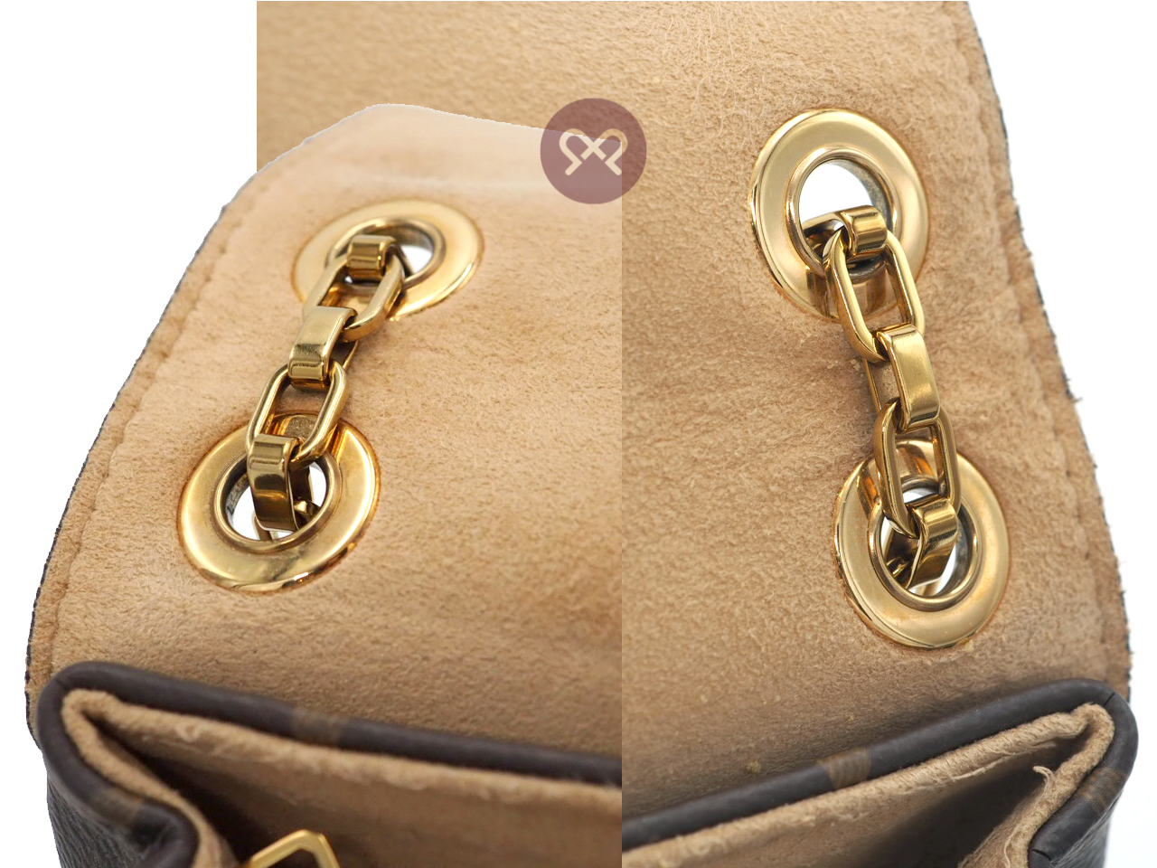 Louis Vuitton M50069 Monogram Canvas/ Dune Pallas Chain Clutch/ Shoulder/ Crossbody Bag (CA0185) - Image 7