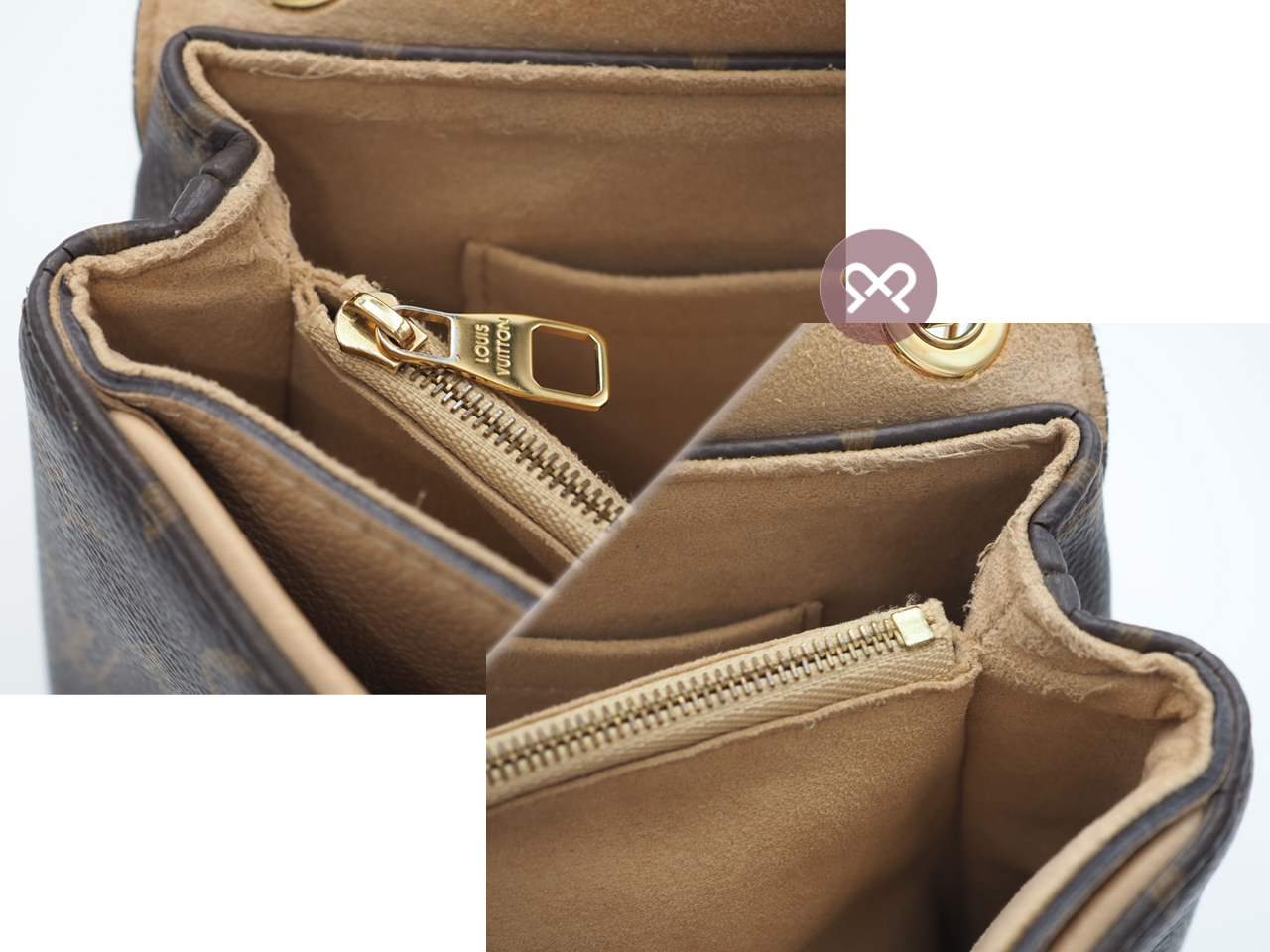 Louis Vuitton M50069 Monogram Canvas/ Dune Pallas Chain Clutch/ Shoulder/ Crossbody Bag (CA0185) - Image 10