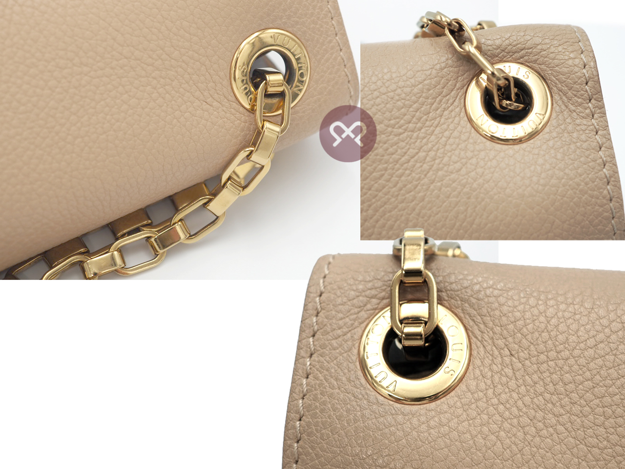 Louis Vuitton M50069 Monogram Canvas/ Dune Pallas Chain Clutch/ Shoulder/ Crossbody Bag (CA0185) - Image 6