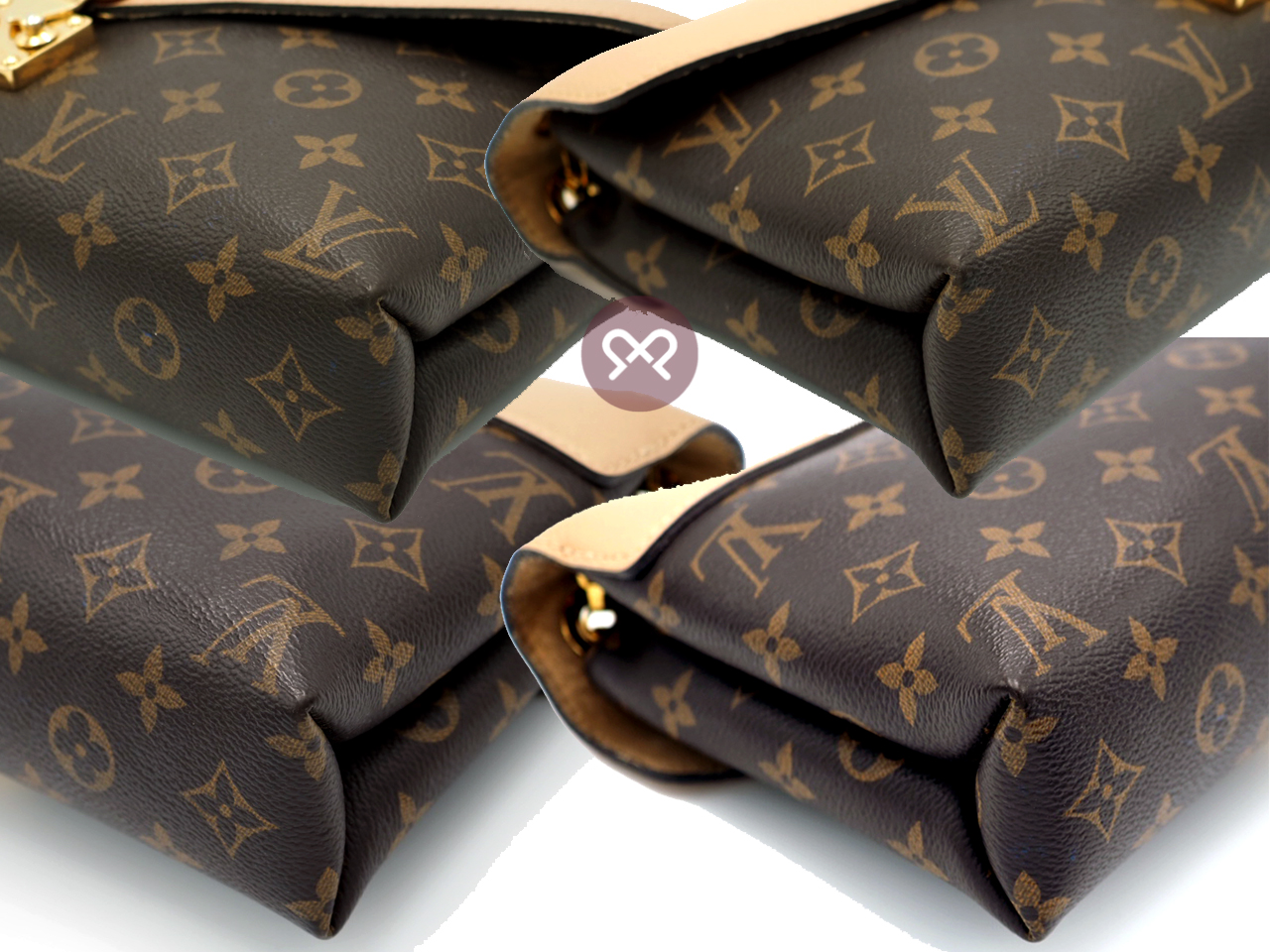 Louis Vuitton M50069 Monogram Canvas/ Dune Pallas Chain Clutch/ Shoulder/ Crossbody Bag (CA0185) - Image 11