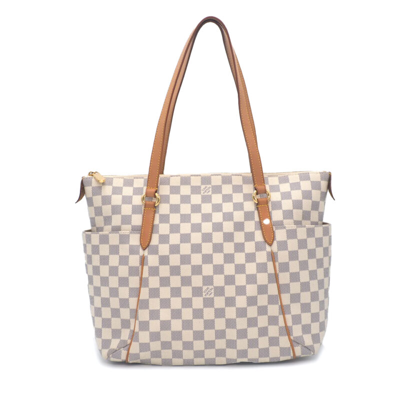 Louis Vuitton N51262 Damier Azur Canvas Totally MM Document / Shopping Bag (MB2112)