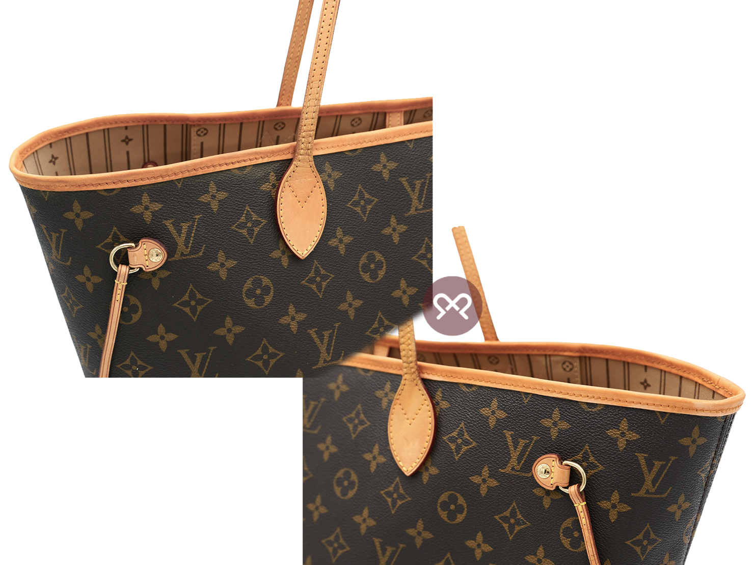 Louis Vuitton M40157 Monogram Canvas Neverfull GM Large Size - Image 4