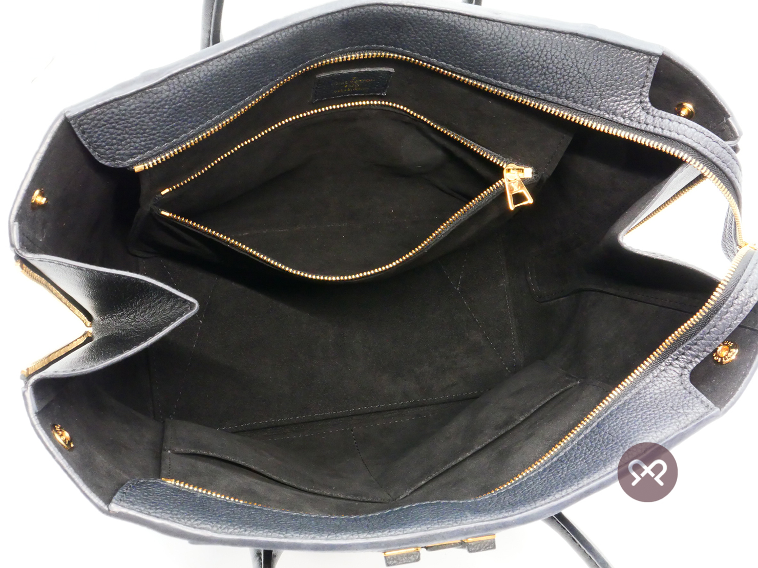 Louis Vuitton M54843 Black Calfskin Leather Freedom Handbag (TJ4177) - Image 12