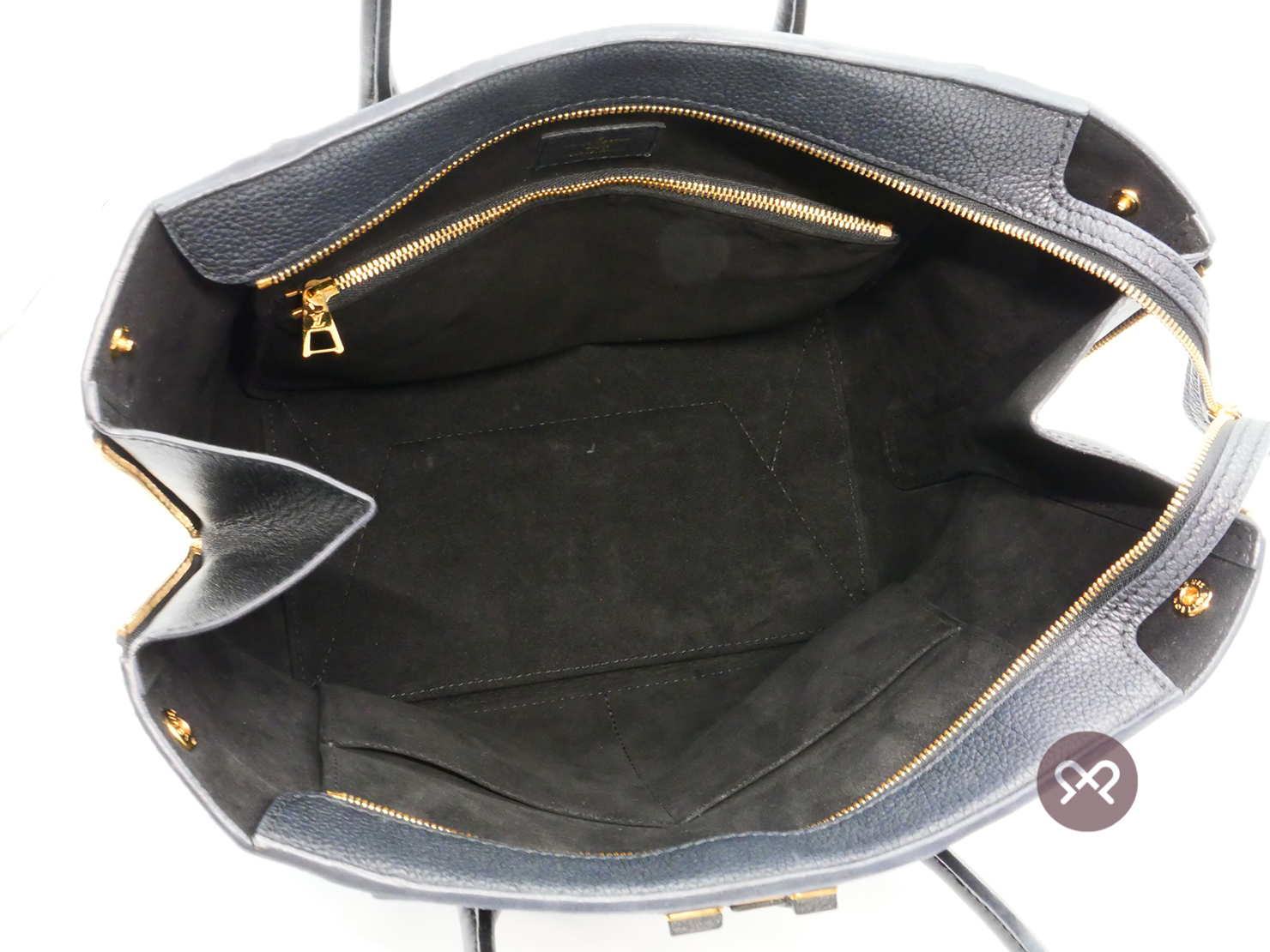 Louis Vuitton M54843 Black Calfskin Leather Freedom Handbag (TJ4177) - Image 11