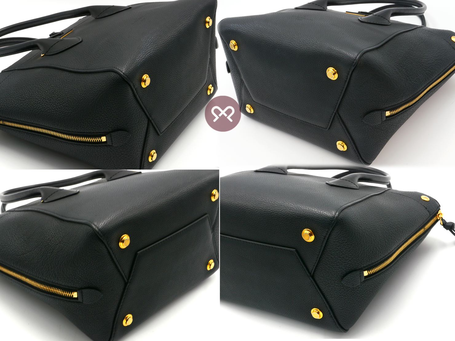 Louis Vuitton M54843 Black Calfskin Leather Freedom Handbag (TJ4177) - Image 10