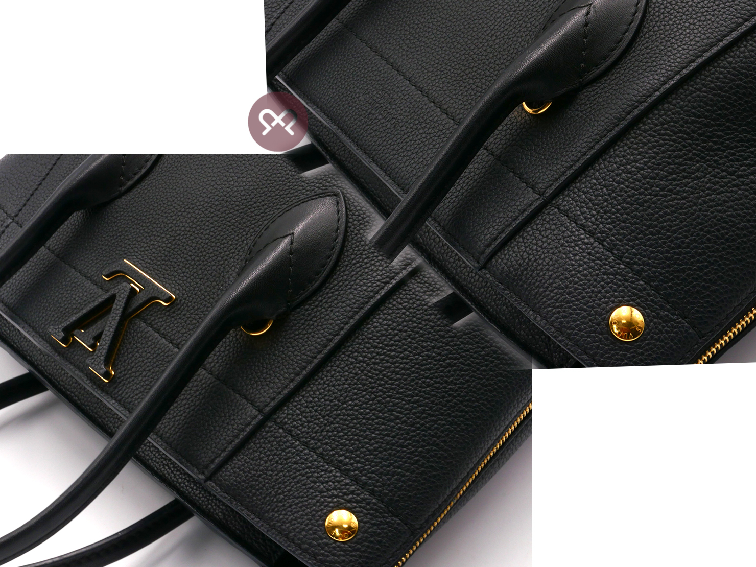 Louis Vuitton M54843 Black Calfskin Leather Freedom Handbag (TJ4177) - Image 9