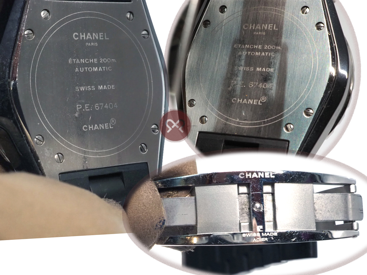 Chanel J12 Collection Automatic Black Ceramic 38mm Watch H0685 Midsize Unisex (PE67404) - Image 4